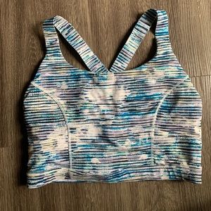 Lululemon cropped sports bra